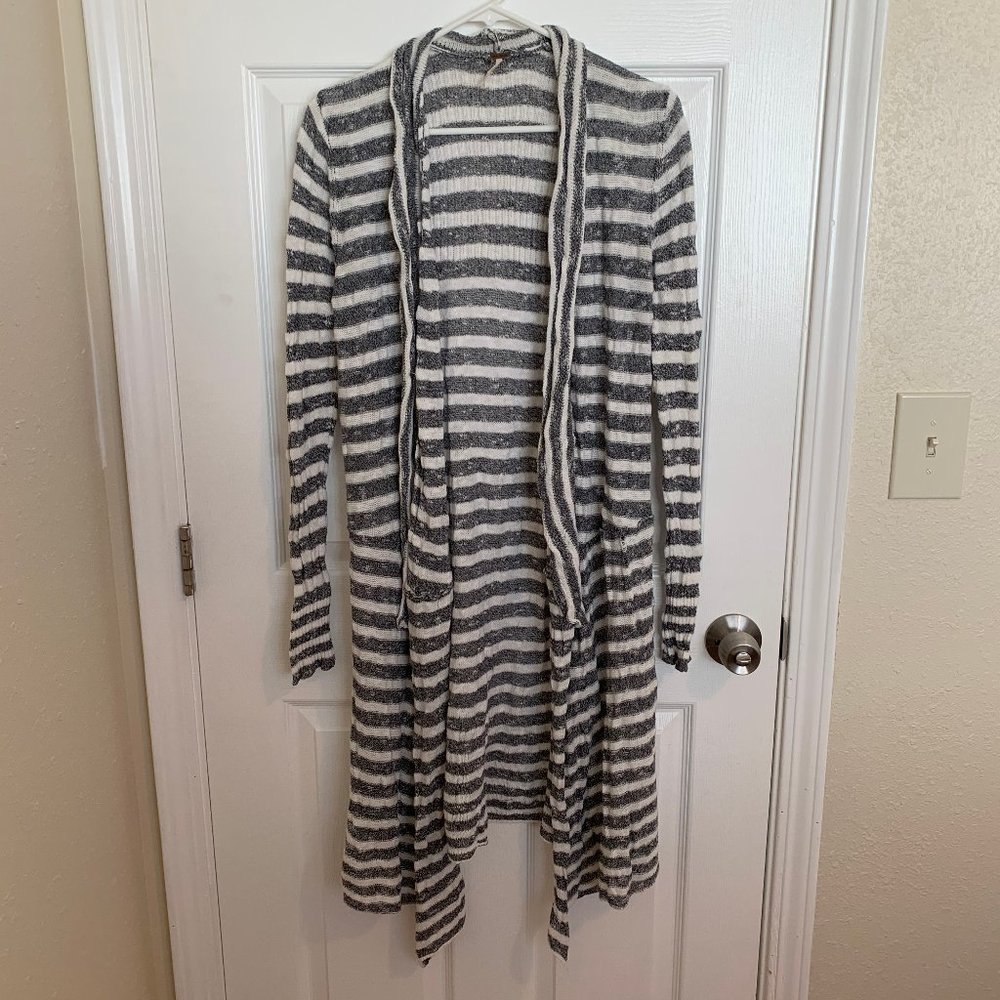 Free People Forget me Not Stripped Sweater